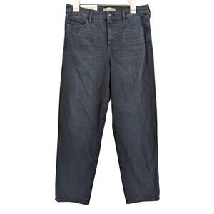 Sanctuary Slim Straight Jeans 10 Nighthawk Stretch High Rise Denim Soft Slim Fit